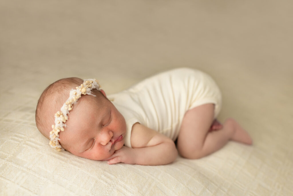 Huntsville Alabama Newborn Photographer Neutral Boho Simple