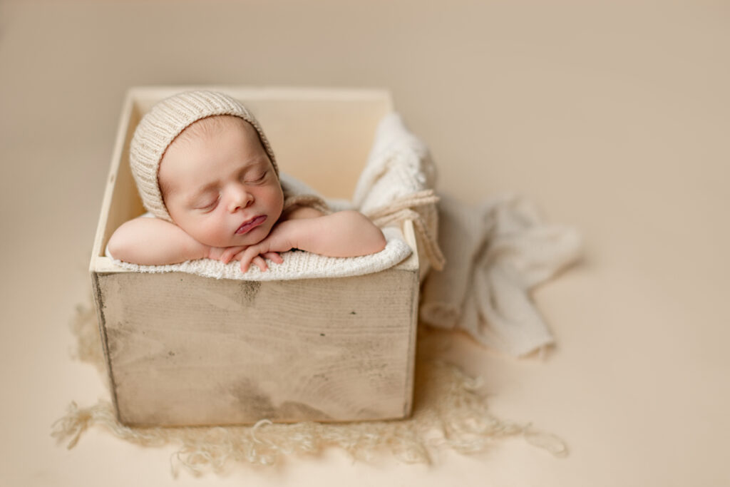 Huntsville Alabama Newborn Photographer Neutral Boho Simple