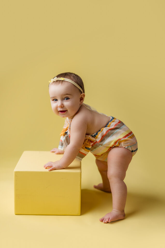 HSV Huntsville Alabama Studio Milestone Baby Photographer Studio