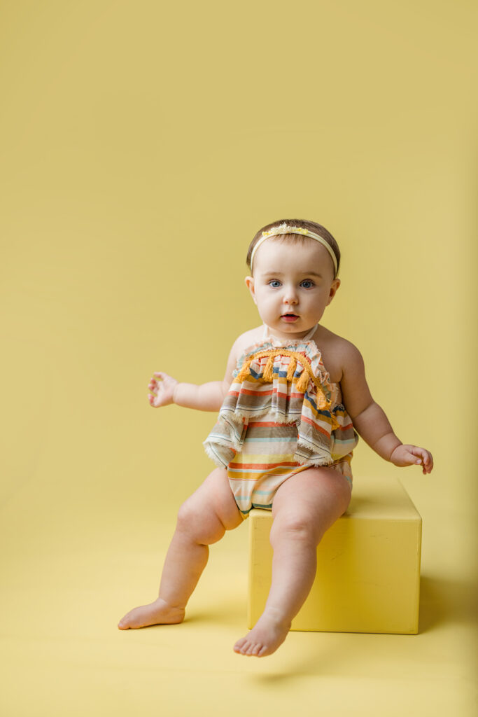 HSV Huntsville Alabama Studio Milestone Baby Photographer Studio