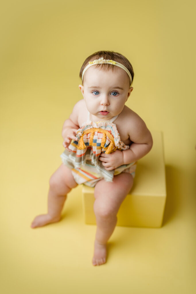 HSV Huntsville Alabama Studio Milestone Baby Photographer Studio