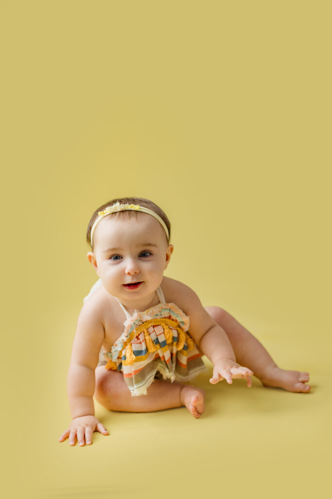 HSV Huntsville Alabama Studio Milestone Baby Photographer Studio