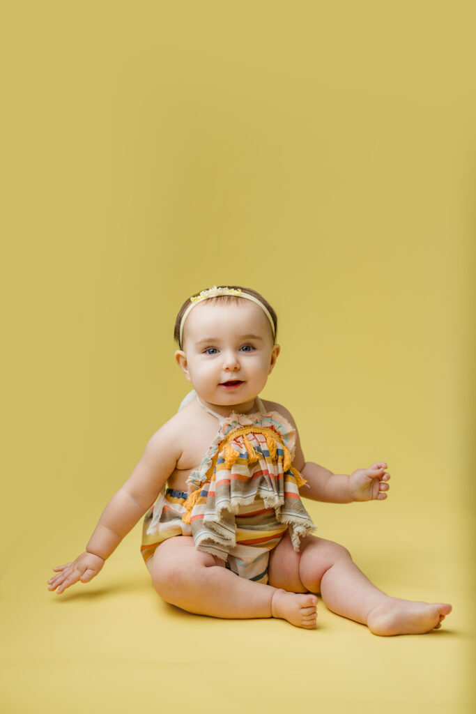 HSV Huntsville Alabama Studio Milestone Baby Photographer Studio