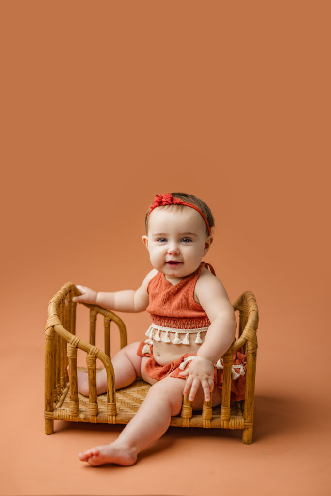 HSV Huntsville Alabama Studio Milestone Baby Photographer Studio