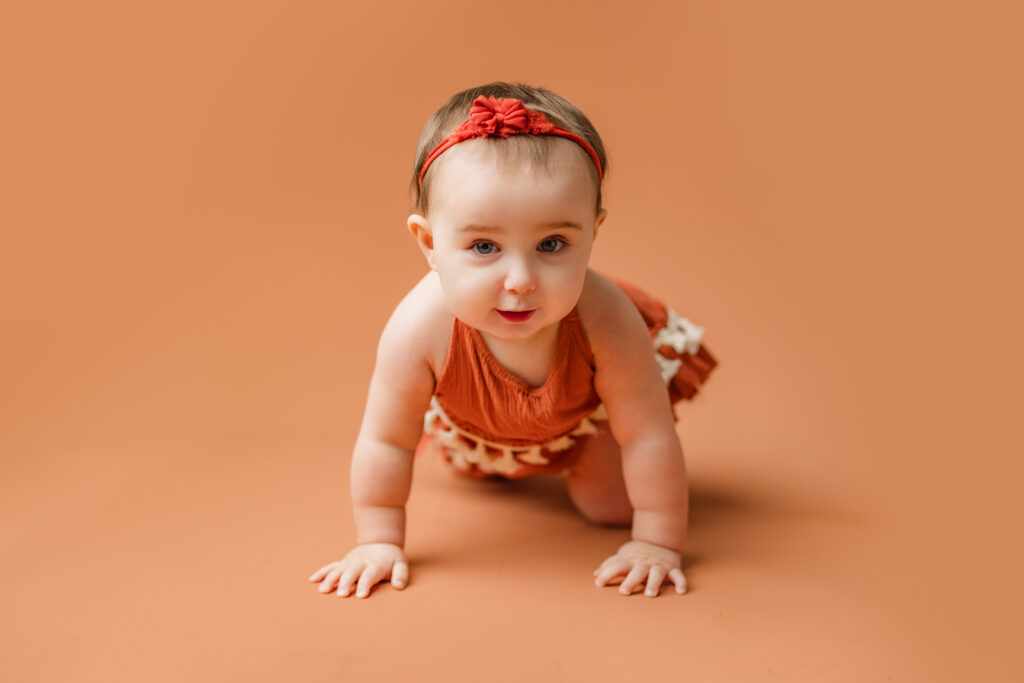 HSV Huntsville Alabama Studio Milestone Baby Photographer Studio