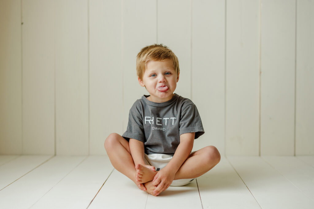 3 Year Old Photo Session Milestone Studio Photography Huntsville AL North Alabama Harvest