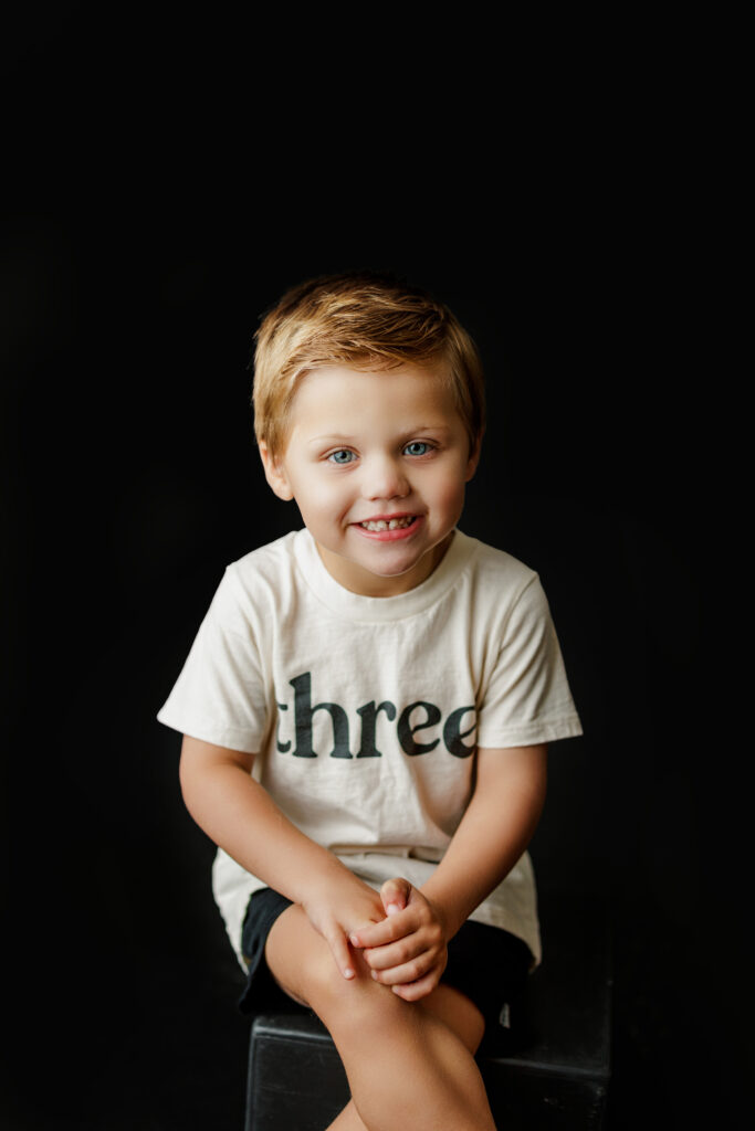 3 Year Old Photo Session Milestone Studio Photography Huntsville AL North Alabama Harvest