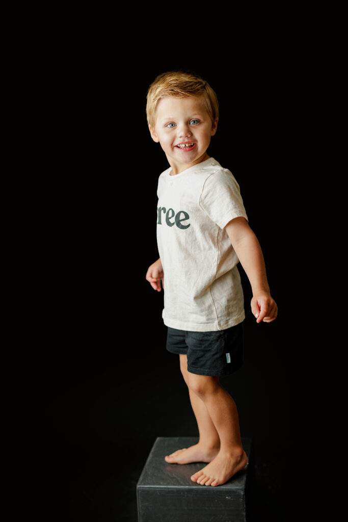 3 Year Old Photo Session Milestone Studio Photography Huntsville AL North Alabama Harvest