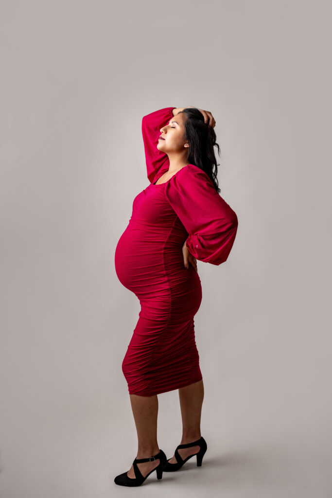 Huntsville Alabama Maternity Session In Studio Harvest AL Newborn Photographer