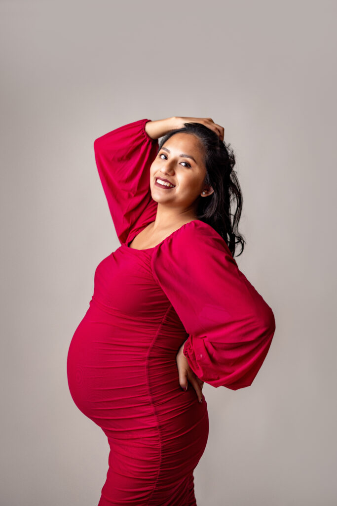 Huntsville Alabama Maternity Session In Studio Harvest AL Newborn Photographer