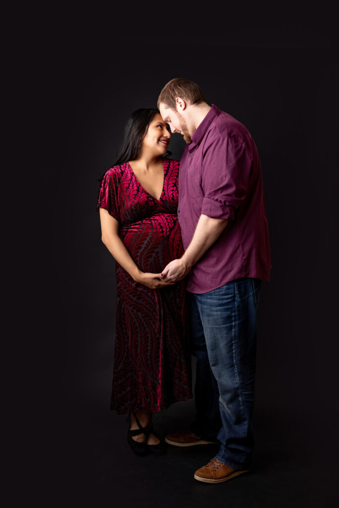 Huntsville Alabama Maternity Session In Studio Harvest AL Newborn Photographer