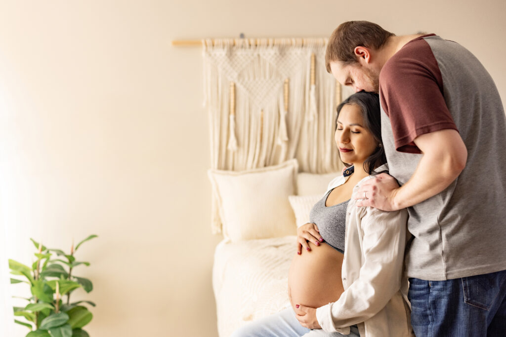 Huntsville Alabama Maternity Session In Studio Harvest AL Newborn Photographer