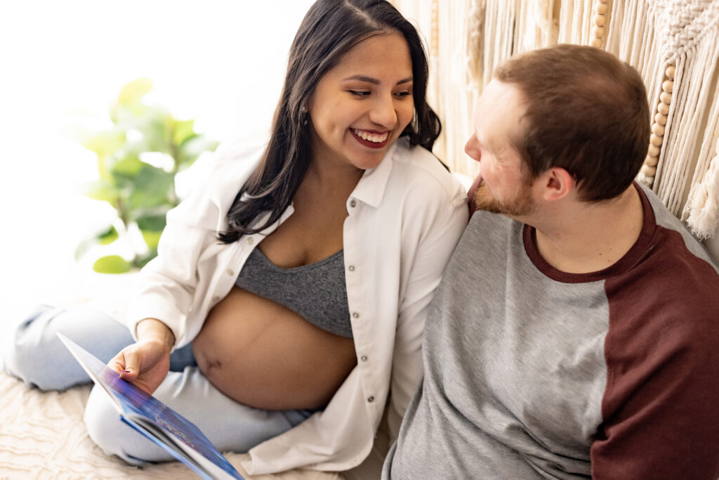 Huntsville Alabama Maternity Session In Studio Harvest AL Newborn Photographer