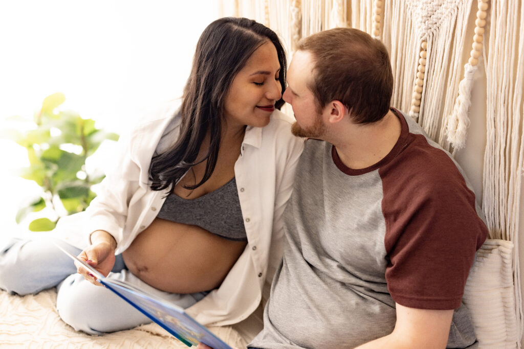 Huntsville Alabama Maternity Session In Studio Harvest AL Newborn Photographer