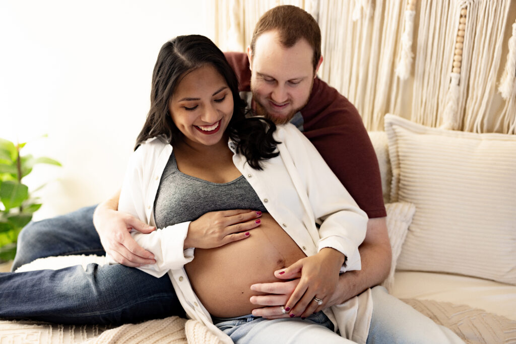 Huntsville Alabama Maternity Session In Studio Harvest AL Newborn Photographer