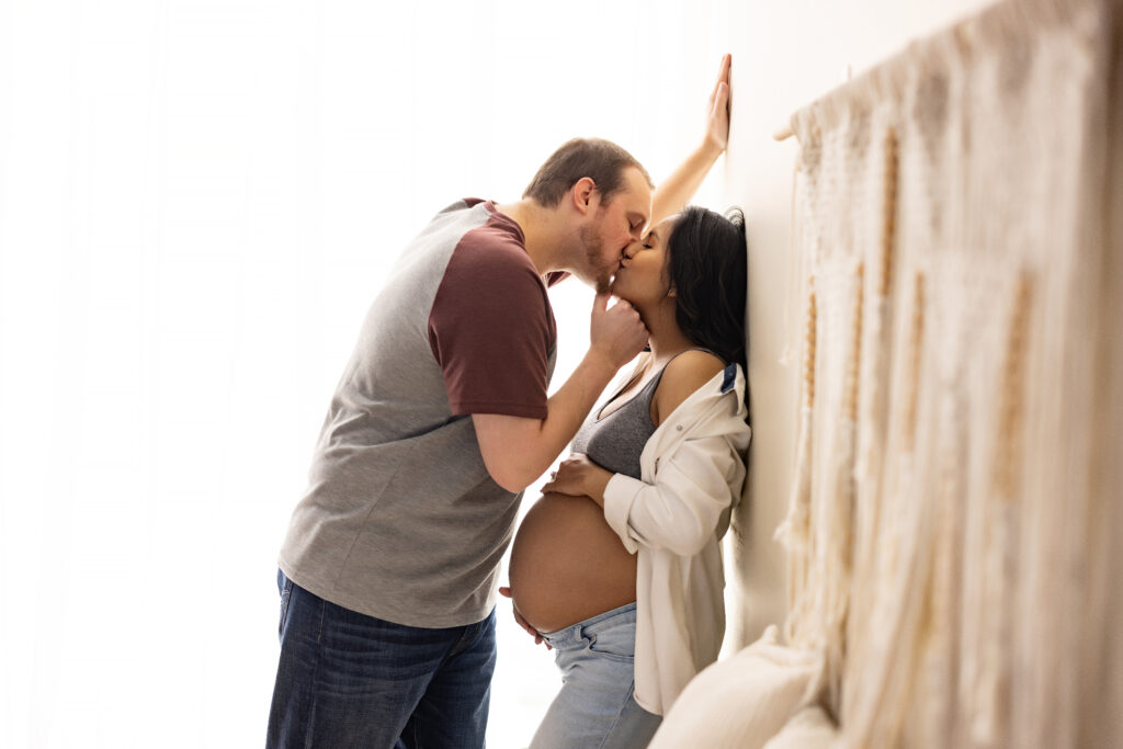 Huntsville Alabama Maternity Session In Studio Harvest AL Newborn Photographer