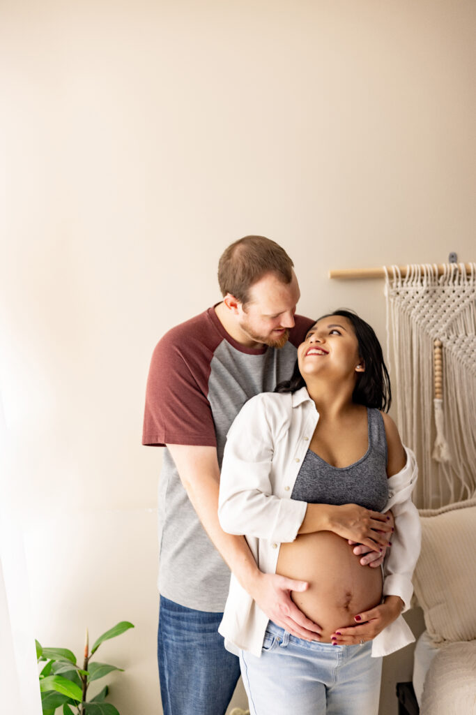 Huntsville Alabama Maternity Session In Studio Harvest AL Newborn Photographer