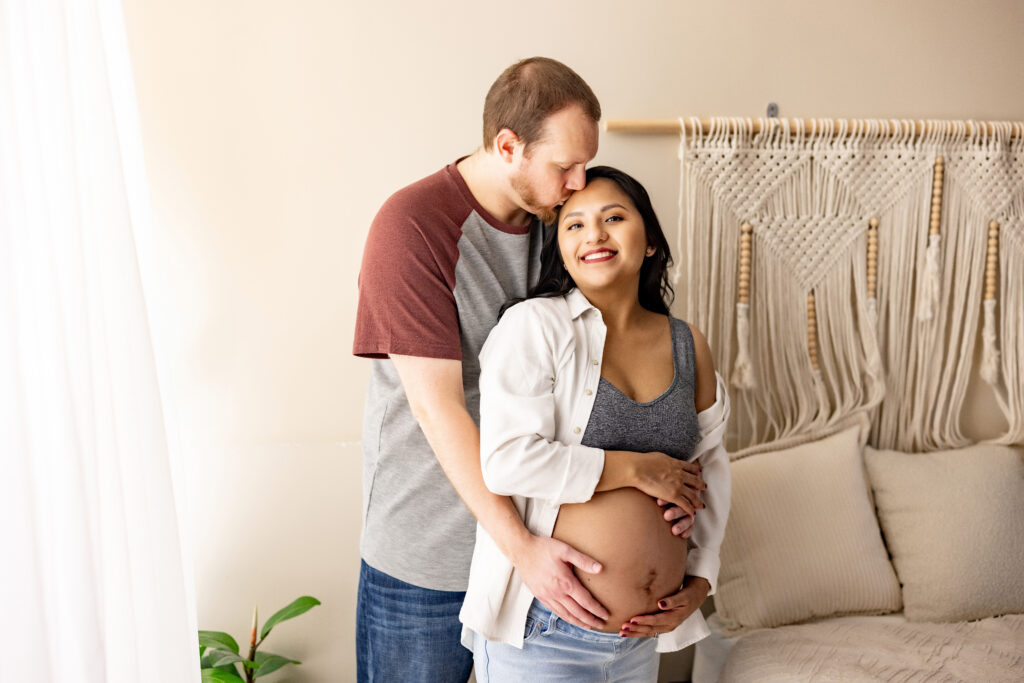 Huntsville Alabama Maternity Session In Studio Harvest AL Newborn Photographer