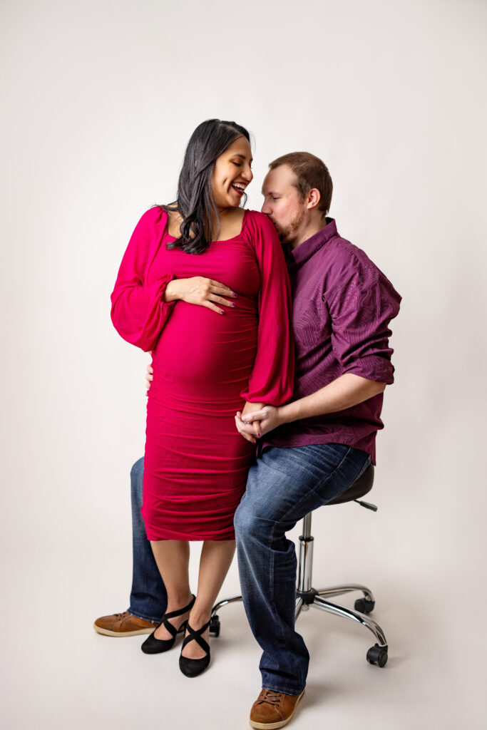 Huntsville Alabama Maternity Session In Studio Harvest AL Newborn Photographer