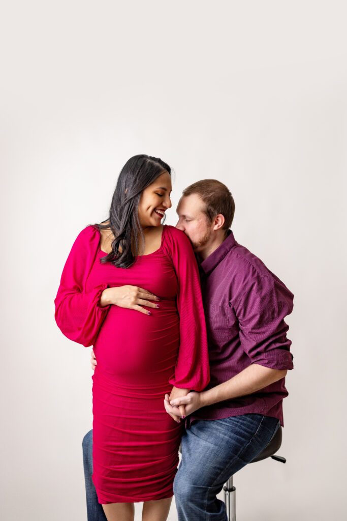 Huntsville Alabama Maternity Session In Studio Harvest AL Newborn Photographer