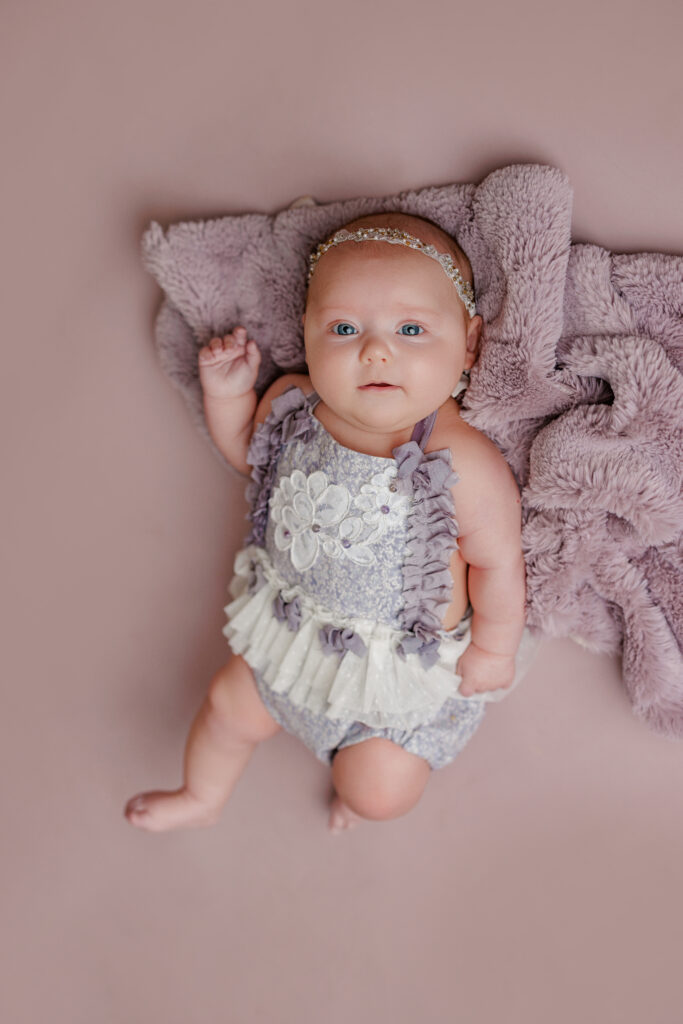 Huntsville Alabama Newborn Photographer 3 Months Old Photography Session Harvest Photo Studio