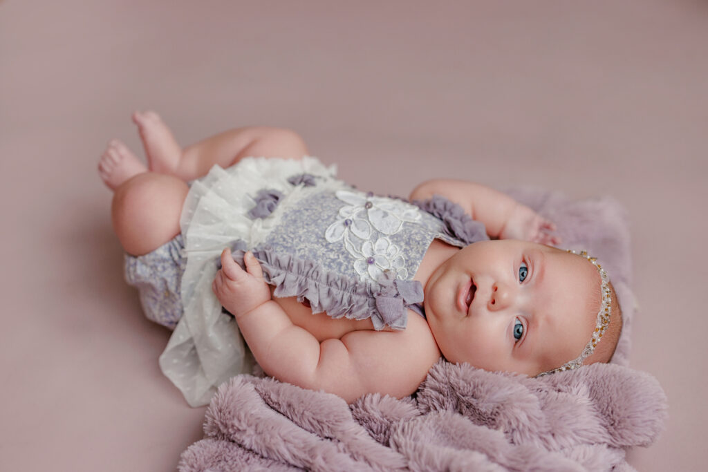 Huntsville Alabama Newborn Photographer 3 Months Old Photography Session Harvest Photo Studio