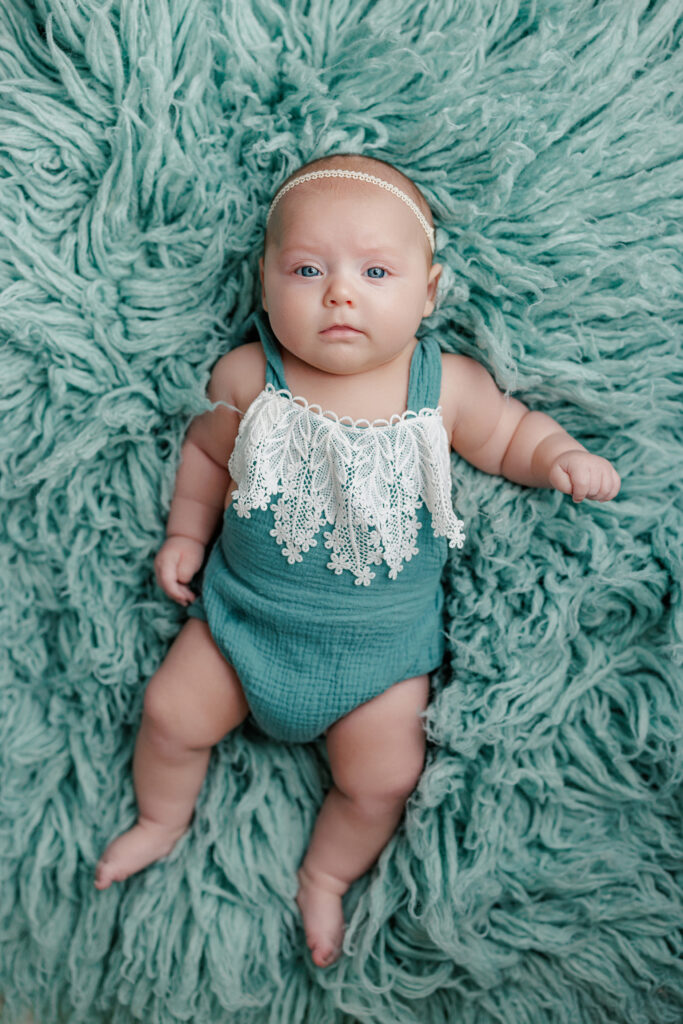 Huntsville Alabama Newborn Photographer 3 Months Old Photography Session Harvest Photo Studio