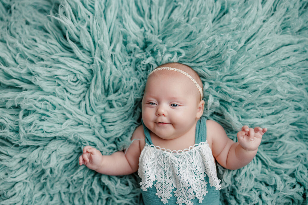 Huntsville Alabama Newborn Photographer 3 Months Old Photography Session Harvest Photo Studio