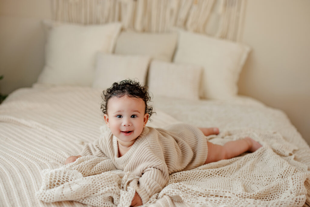 Huntsville Alabama Baby Photographer Six Month Old Session Photo Harvest Studio