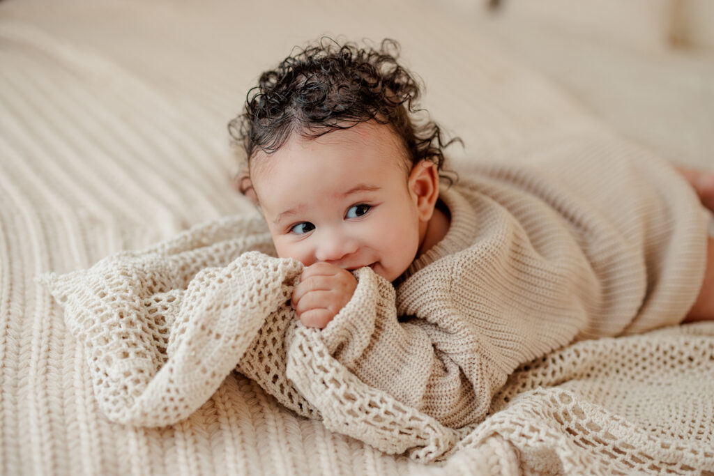 Huntsville Alabama Baby Photographer Six Month Old Session Photo Harvest Studio