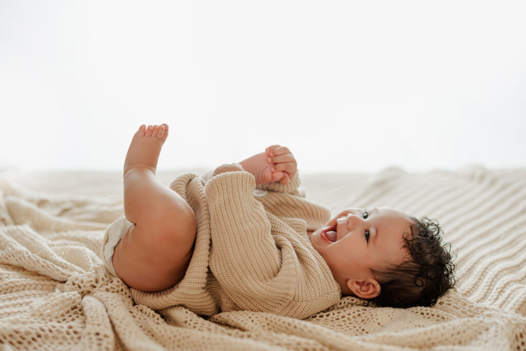 Huntsville Alabama Baby Photographer Six Month Old Session Photo Harvest Studio