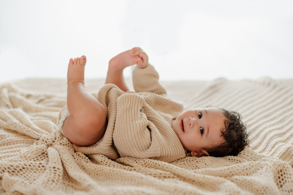 Huntsville Alabama Baby Photographer Six Month Old Session Photo Harvest Studio