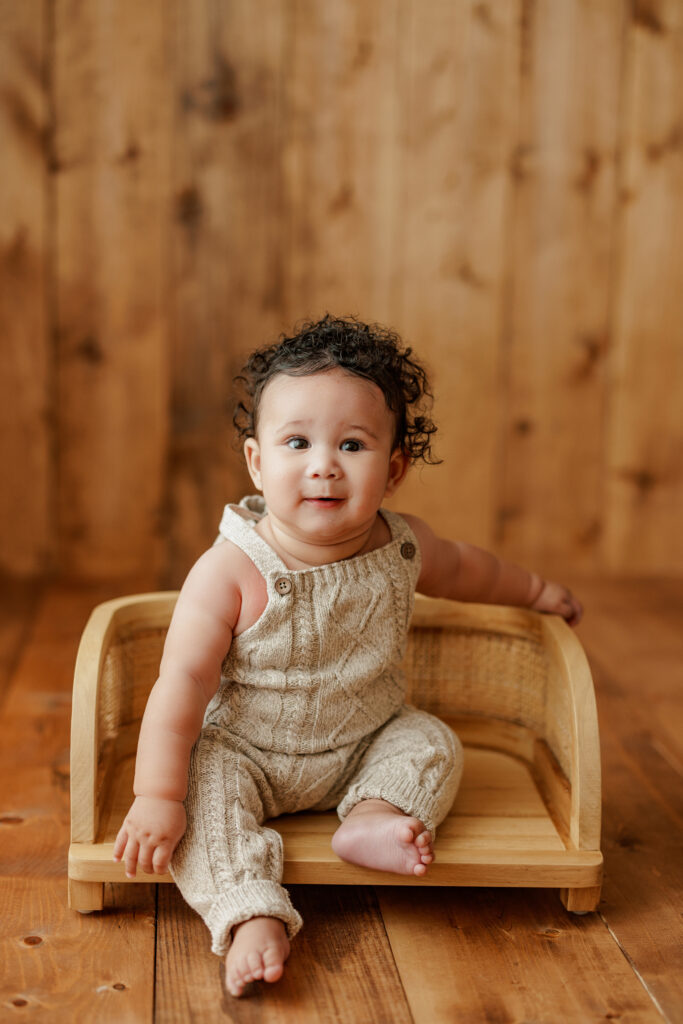 Huntsville Alabama Baby Photographer Six Month Old Session Photo Harvest Studio