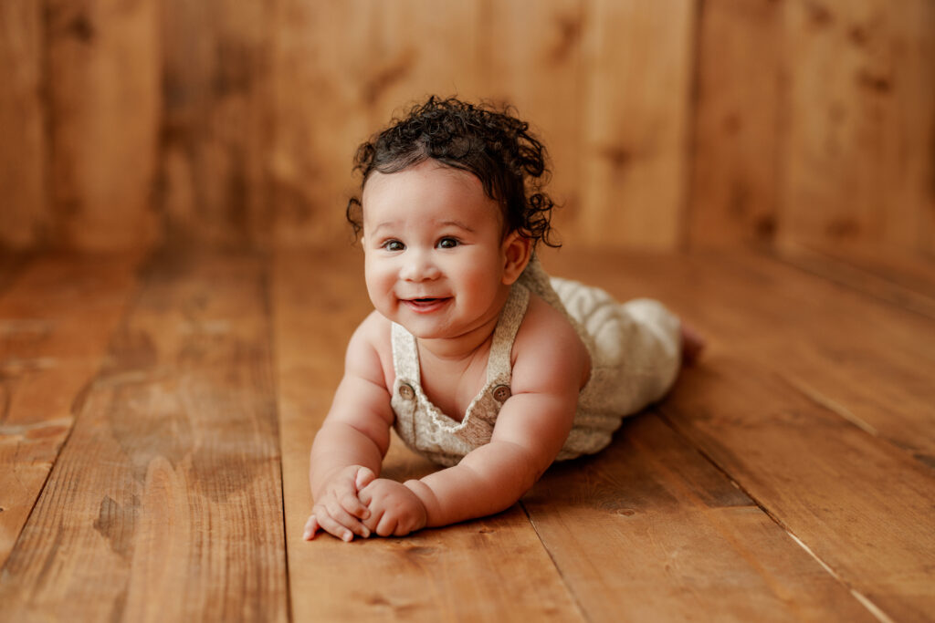 Huntsville Alabama Baby Photographer Six Month Old Session Photo Harvest Studio