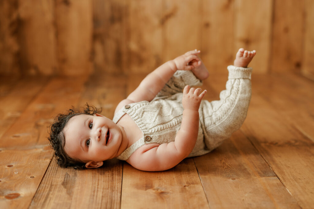 Huntsville Alabama Baby Photographer Six Month Old Session Photo Harvest Studio