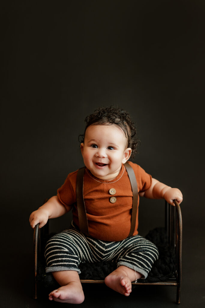 Huntsville Alabama Baby Photographer Six Month Old Session Photo Harvest Studio