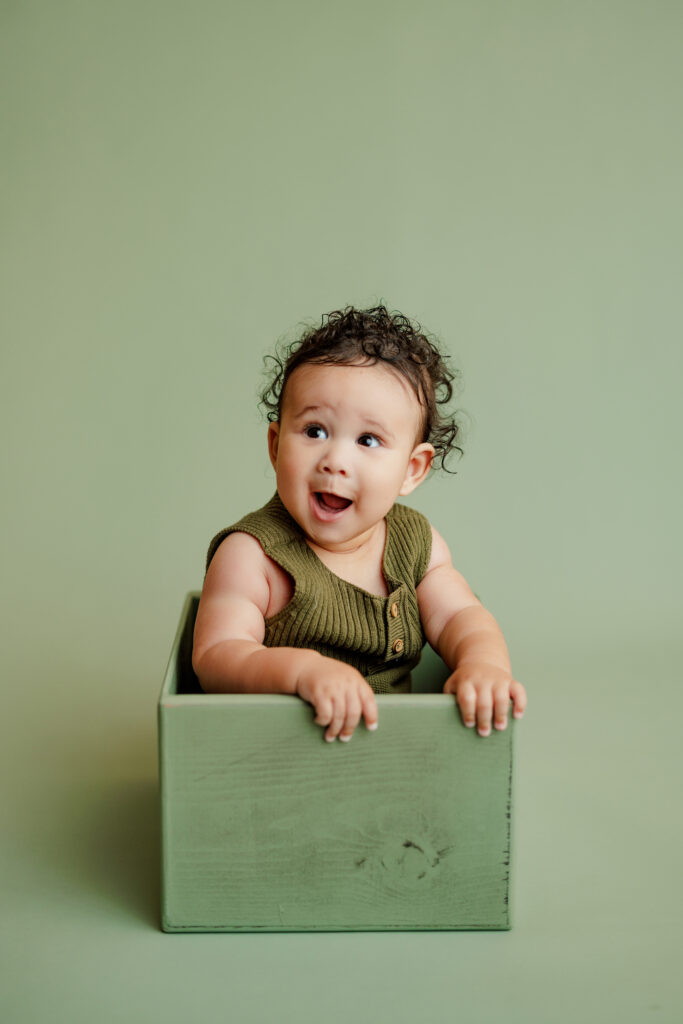 Huntsville Alabama Baby Photographer Six Month Old Session Photo Harvest Studio
