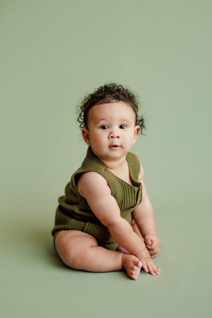 Huntsville Alabama Baby Photographer Six Month Old Session Photo Harvest Studio