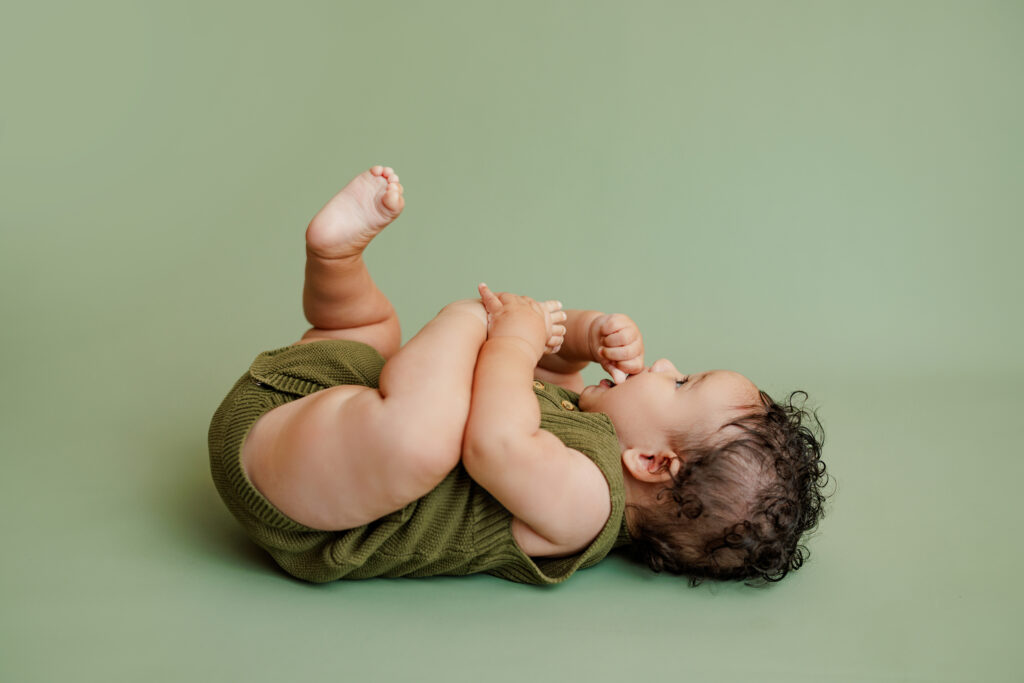 Huntsville Alabama Baby Photographer Six Month Old Session Photo Harvest Studio