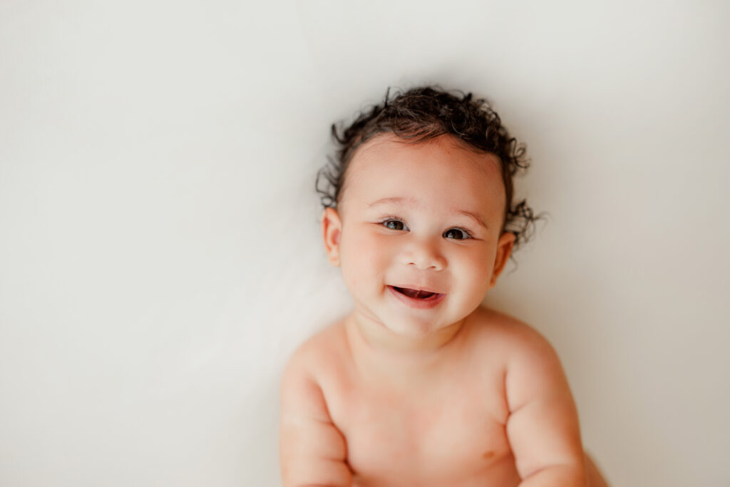 Huntsville Alabama Baby Photographer Six Month Old Session Photo Harvest Studio