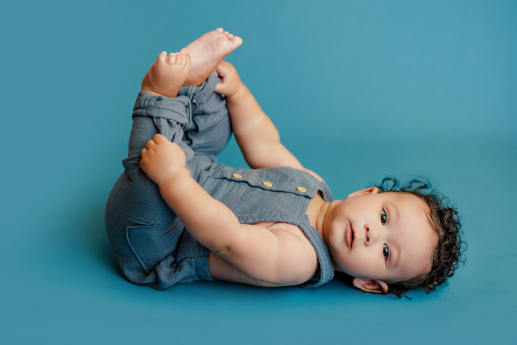 Huntsville Alabama Baby Photographer Six Month Old Session Photo Harvest Studio