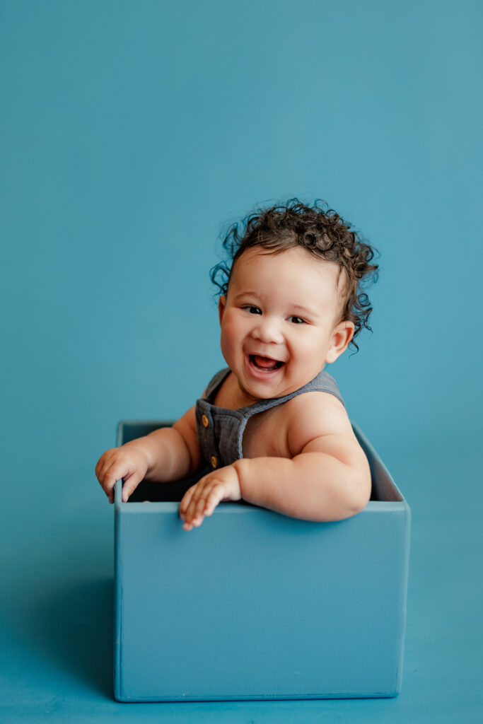Huntsville Alabama Baby Photographer Six Month Old Session Photo Harvest Studio