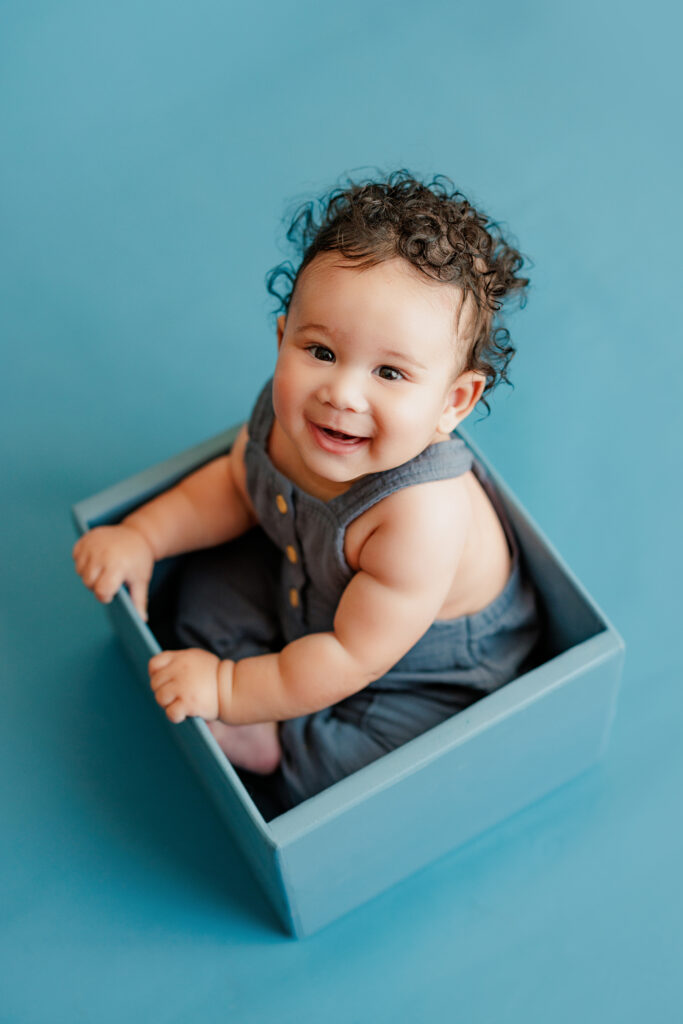 Huntsville Alabama Baby Photographer Six Month Old Session Photo Harvest Studio