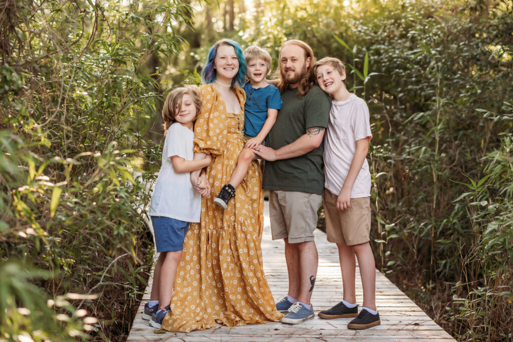 Jacksonville florida Kingsland georgia family photographer nature greenery location