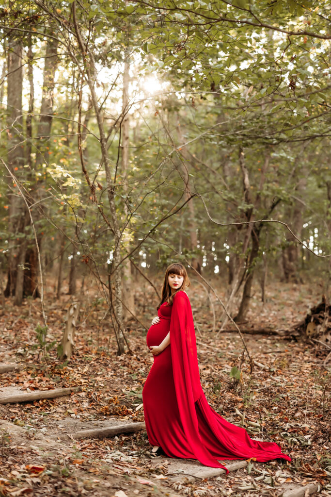 Golden Hour Outdoors Maternity Photography Kingsland Savannah Georgia