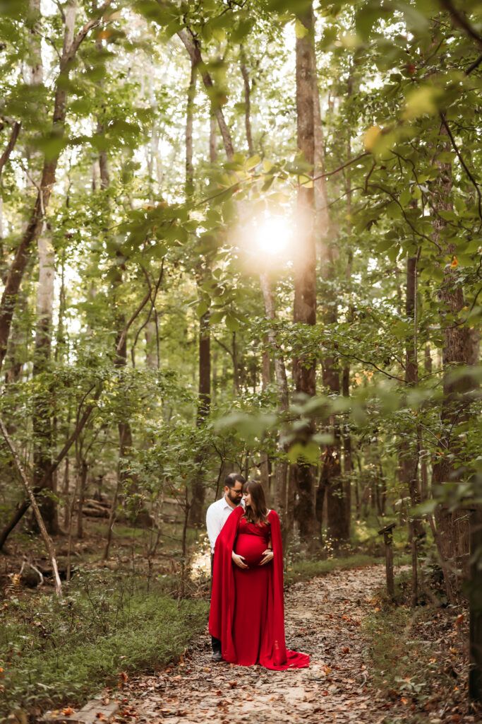 Golden Hour Outdoors Maternity Photography Kingsland Savannah Georgia