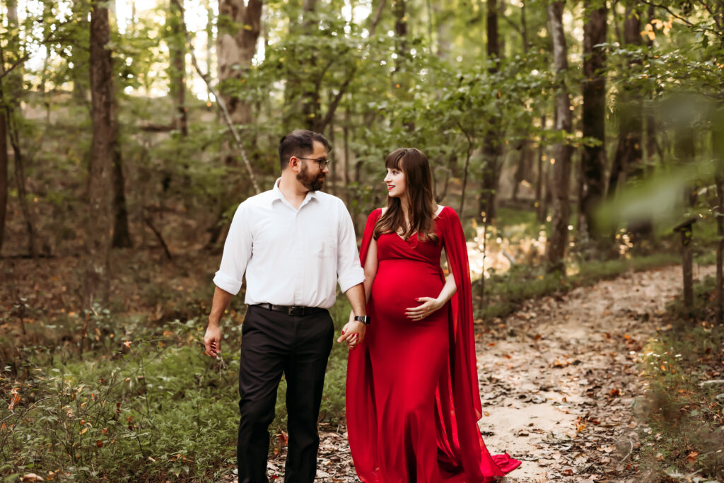 Golden Hour Outdoors Maternity Photography Kingsland Savannah Georgia
