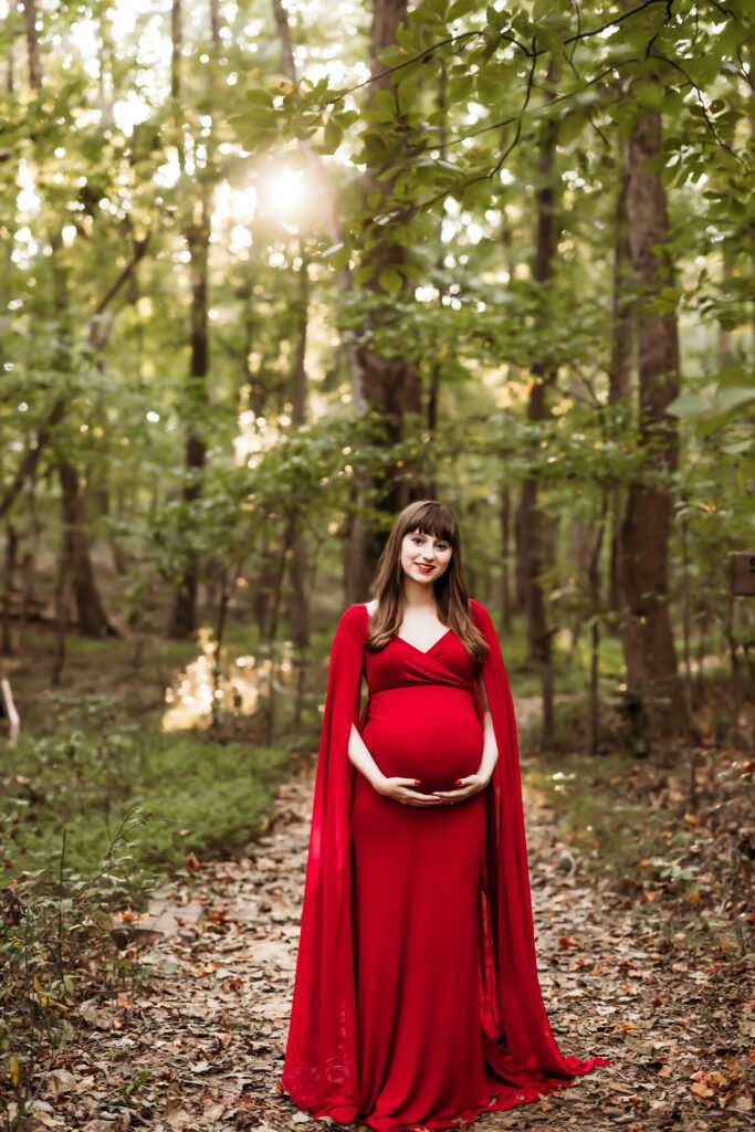 Golden Hour Outdoors Maternity Photography Kingsland Savannah Georgia