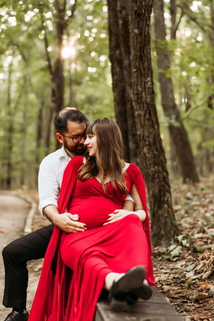Golden Hour Outdoors Maternity Photography Kingsland Savannah Georgia