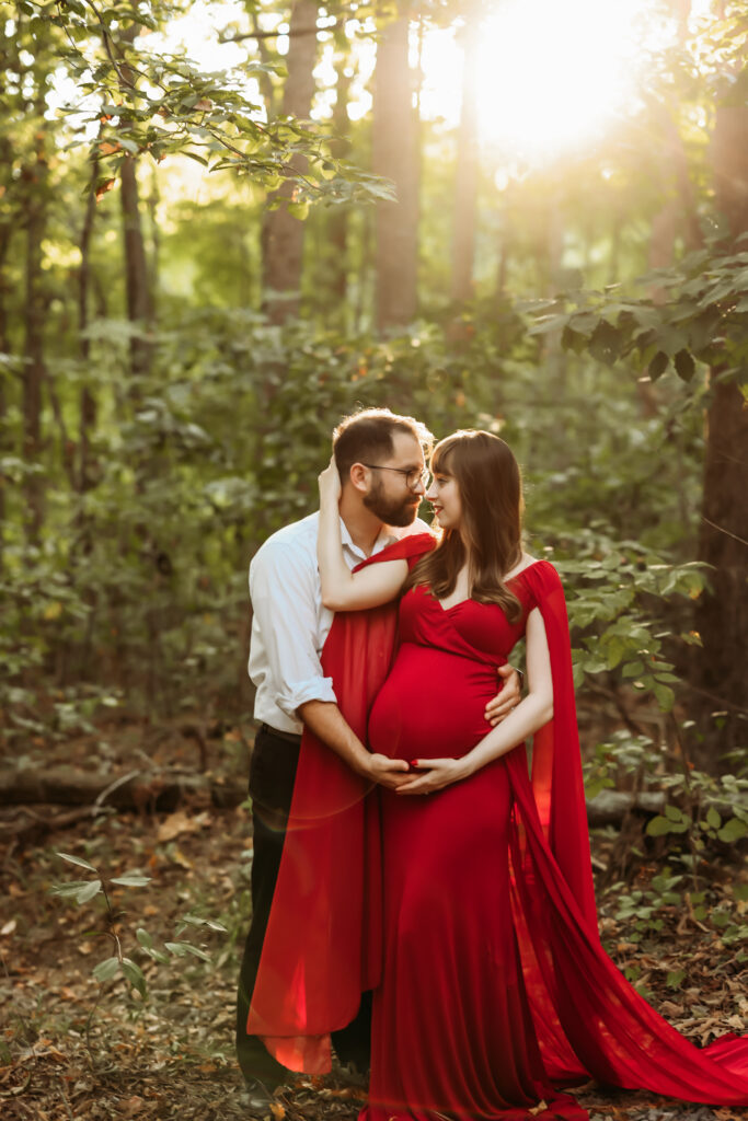 Golden Hour Outdoors Maternity Photography Kingsland Savannah Georgia